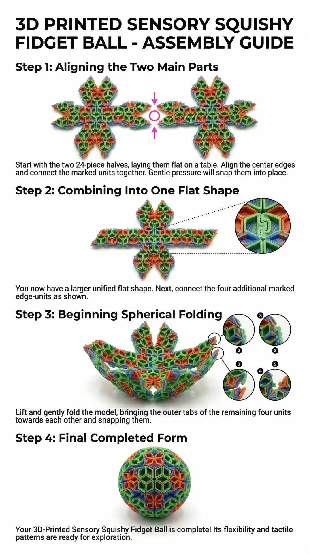 3D Printed Sensory Fidget Ball