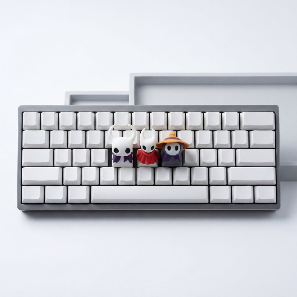 3D Printed Hollow Style 3D Printed Keycap Set (3pcs)