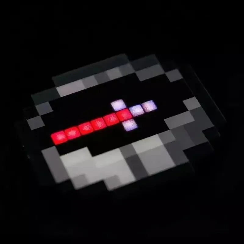 3D Printed Game Magnetic Pixel Compass Keychain