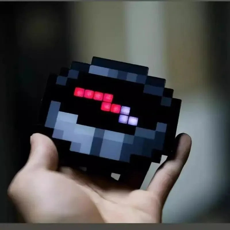 3D Printed Game Magnetic Pixel Compass Keychain